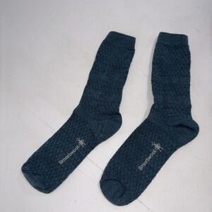 Smartwool Full Cushion Boot Socks Blue /  Green Wool Blend Unisex Socks UNSIZED